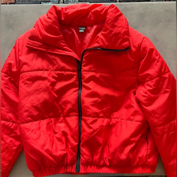 Women’s S Wild Fable Cropped Puffer Jacket - Picture 1 of 3